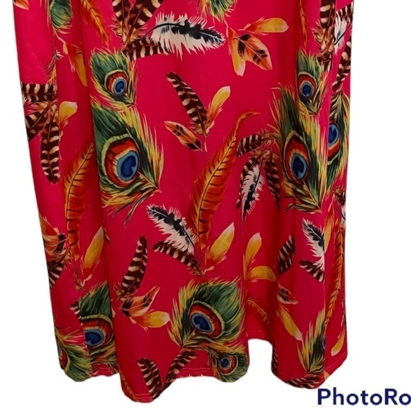 Maxi Floral Feather Romper Dress - Picture 6 of 7